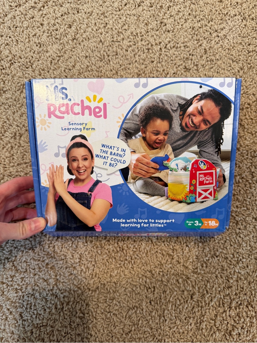Ms. Rachel Sensory Learning Farm Toy (New in Box)
